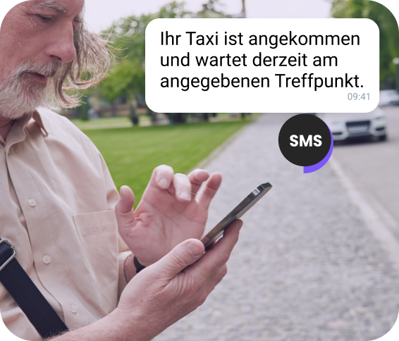 SMS-Vorschau mit Aktualisierung des Kundenguthabens